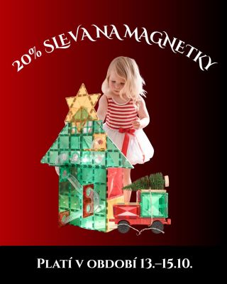 Ano, je to tady. 🧲 Sleva, na kterou se celý rok čeká. Connetix teď pořídíte s 20% slevou. My jsme se rozhodli, že do akce...